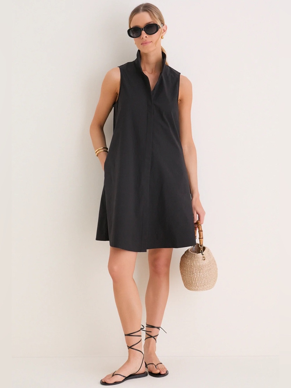TUCKERNUCK Black Sleeveless Charlie Dress